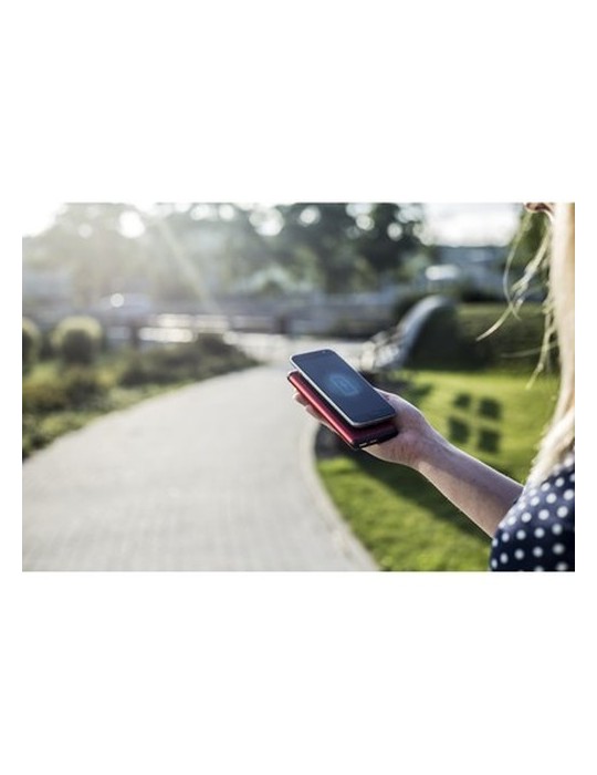 Power Bank sans fil Mauro Conti 10000 mAh avec ventouses, chargeur sans fil 10W | Stef