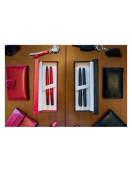 Set d'écriture Mauro Conti, stylo bille et roller | Sarah