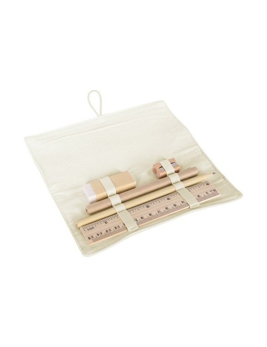 Set scolaire, trousse, crayon, stylo bille, règle, gomme et taille-crayon | Lauren