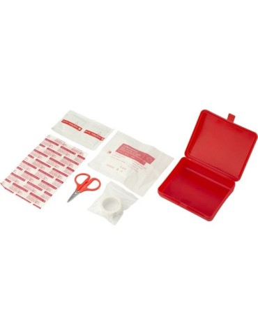 Trousse de premiers secours dans un étui en plastique, 10 pcs