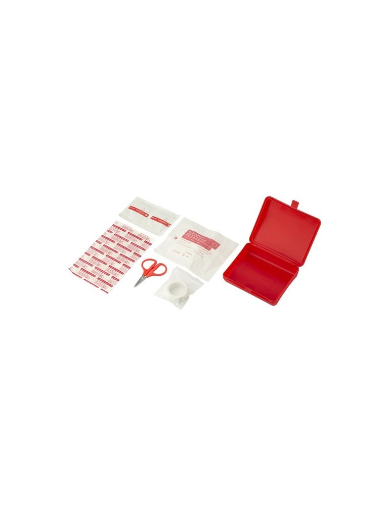Trousse de premiers secours dans un étui en plastique, 10 pcs