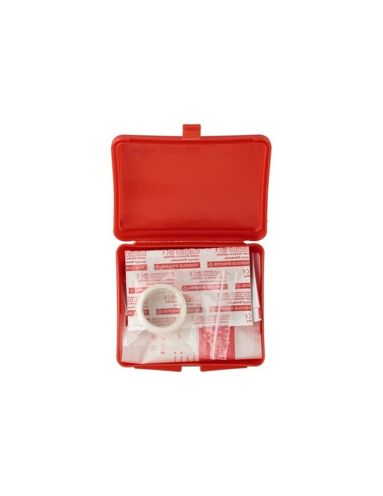 Trousse de premiers secours dans un étui en plastique, 10 pcs