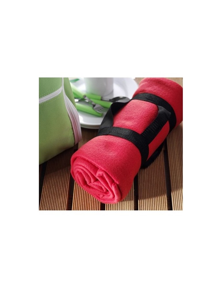 Nappe de pique-nique Matières : feutrine Couleurs : rouge goodies entreprise design