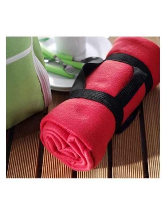 Nappe de pique-nique Matières : feutrine Couleurs : rouge goodies entreprise design