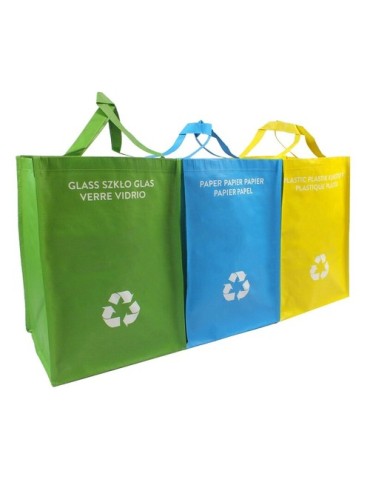 Poubelles a déchets recyclable | Justin