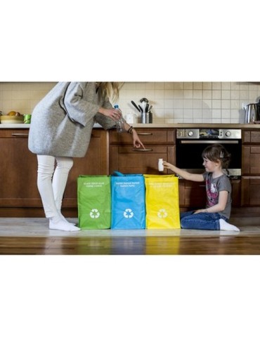 Poubelles a déchets recyclable | Justin 2