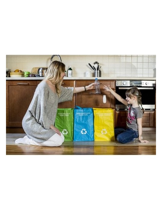 Poubelles a déchets recyclable | Justin