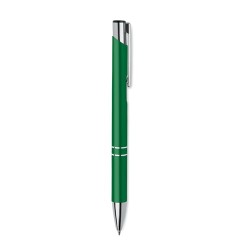 Stylo à bille  en aluminium recyclé personnalisable - BERN RA Matières : aluminium recyclé  Couleurs : vert impression haute déf