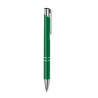Stylo à bille  en aluminium recyclé personnalisable - BERN RA Matières : aluminium recyclé  Couleurs : vert impression haute déf