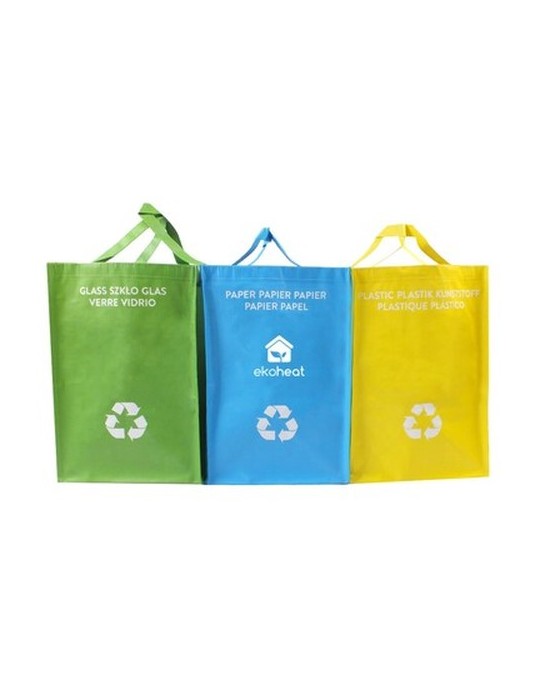 Poubelles a déchets recyclable | Justin