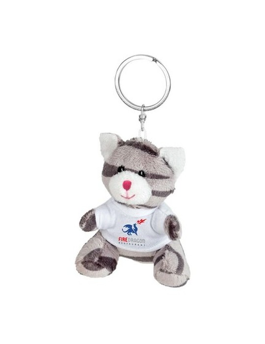 Chat en peluche, porte-clés | Ollie