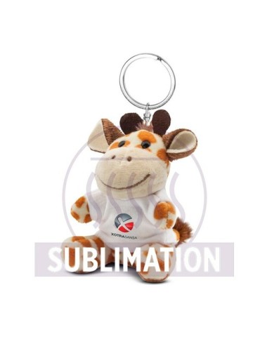 Girafe en peluche, porte-clés | Lizzy