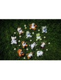 Girafe en peluche, porte-clés | Lizzy Matières : polyester Couleurs : brun clair personnalisable avec votre logo