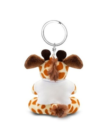 Girafe en peluche, porte-clés | Lizzy Matières : polyester Couleurs : brun clair livraison express 24h 48h