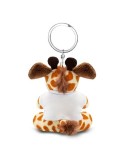 Girafe en peluche, porte-clés | Lizzy Matières : polyester Couleurs : brun clair livraison express 24h 48h