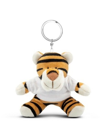 Tigre, porte-clés | Orson Matières : coton Couleurs : brun clair cadeau entreprise pas cher