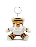 Tigre, porte-clés | Orson Matières : coton Couleurs : brun clair cadeau entreprise pas cher