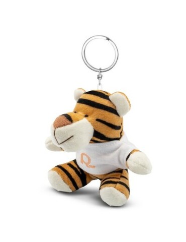 Tigre, porte-clés | Orson Matières : coton Couleurs : brun clair objet promotionnel éco-responsable