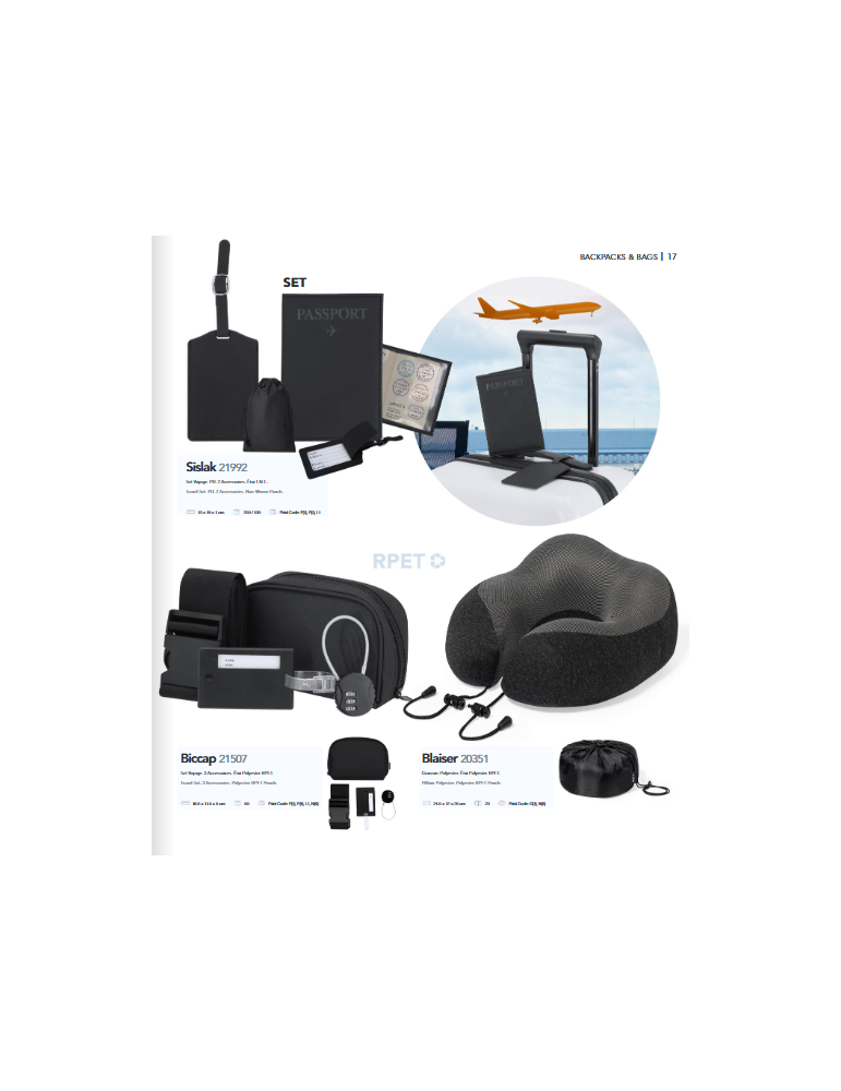 Valises et accessoires de voyage personnalisés | Goodies pratiques