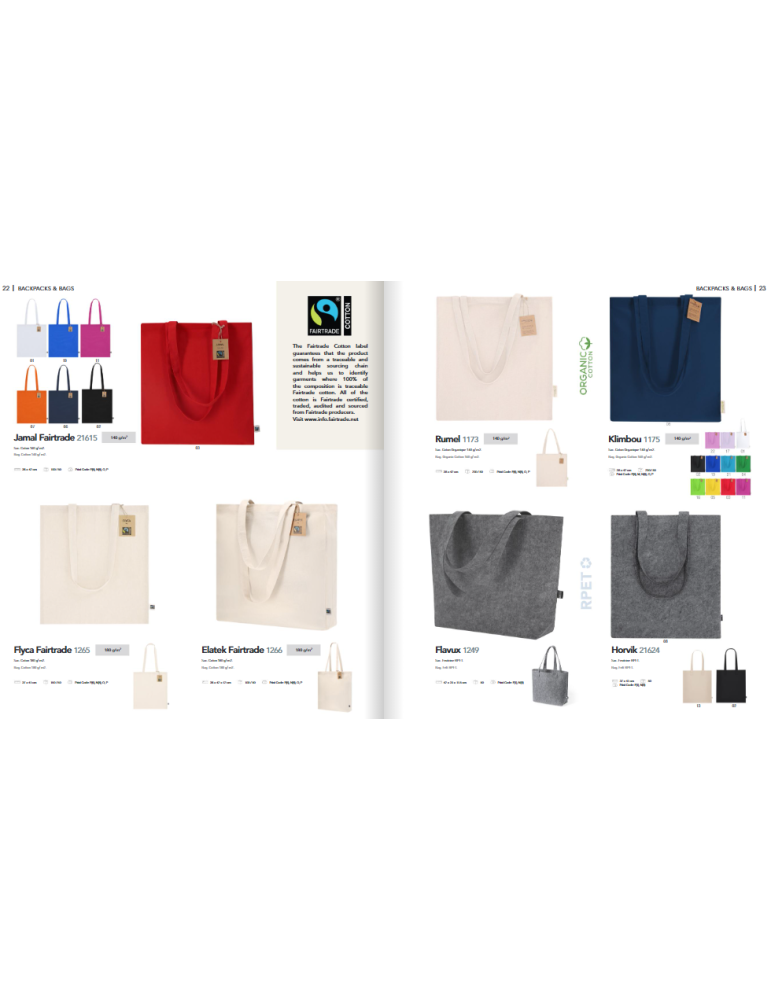 Nos sacs shopping et tote bag personnalisés