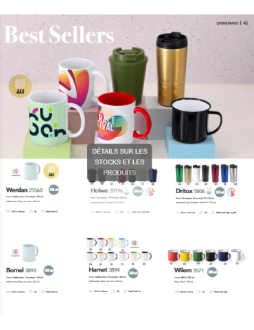 Nos mugs personnalisés