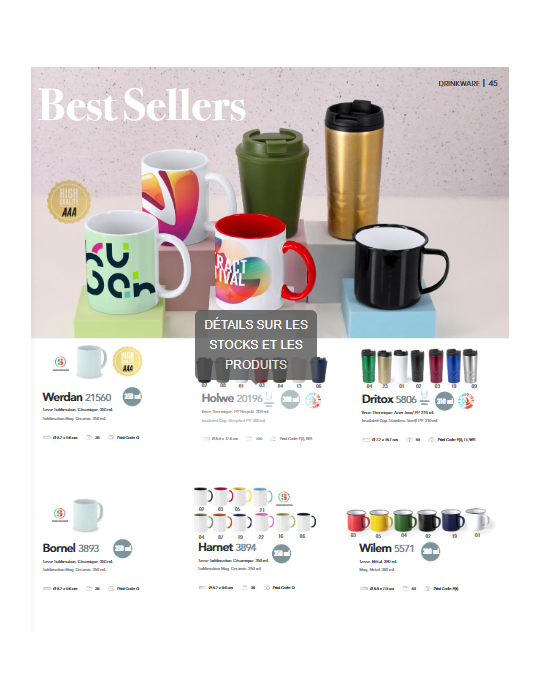 Nos mugs personnalisés