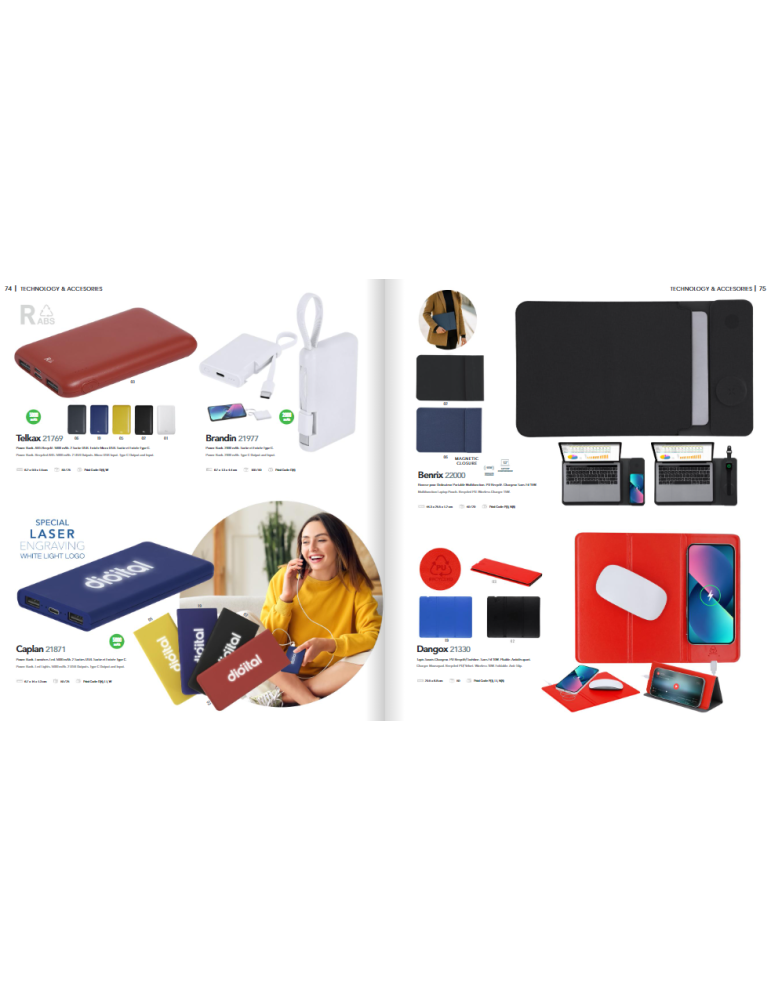 Accessoires high-tech personnalisés – Gadgets utiles & visibilité maximale