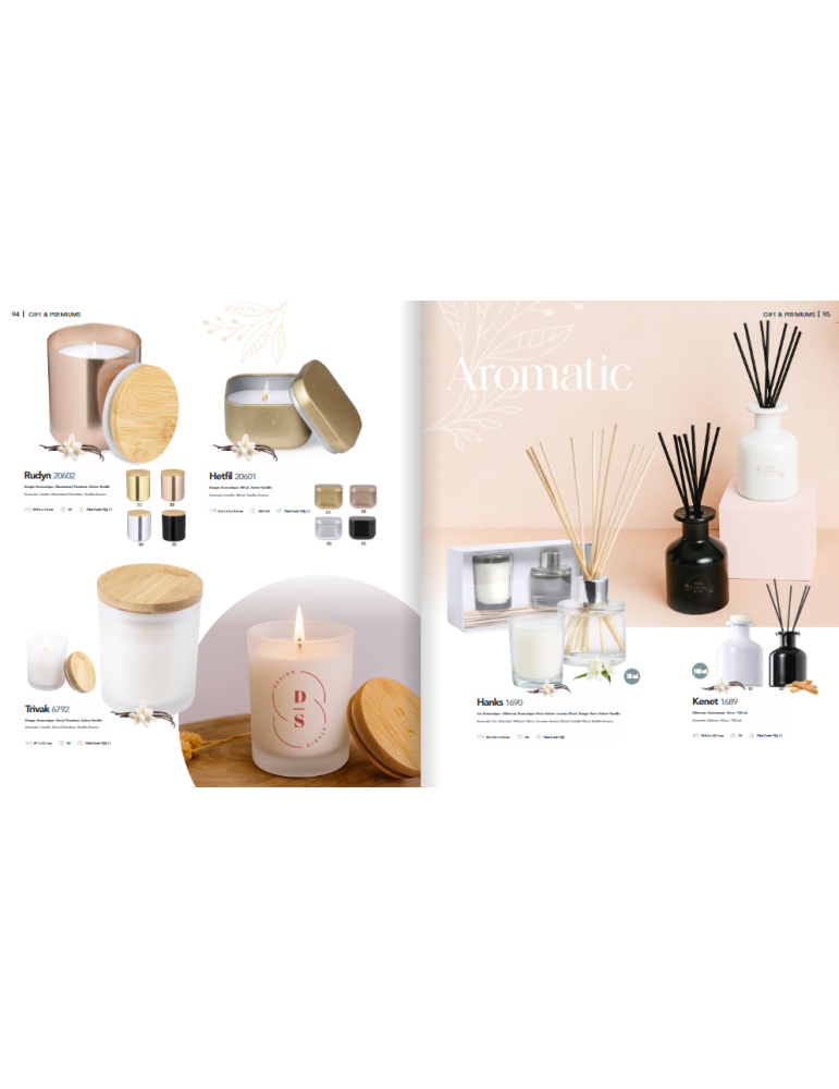 Bougies et parfums personnalisés – Goodies élégants et mémorables