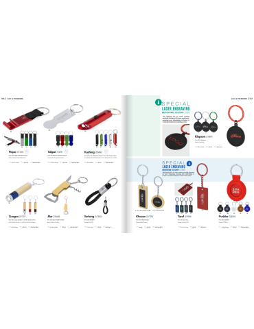 Nos porte-clés personnalisés