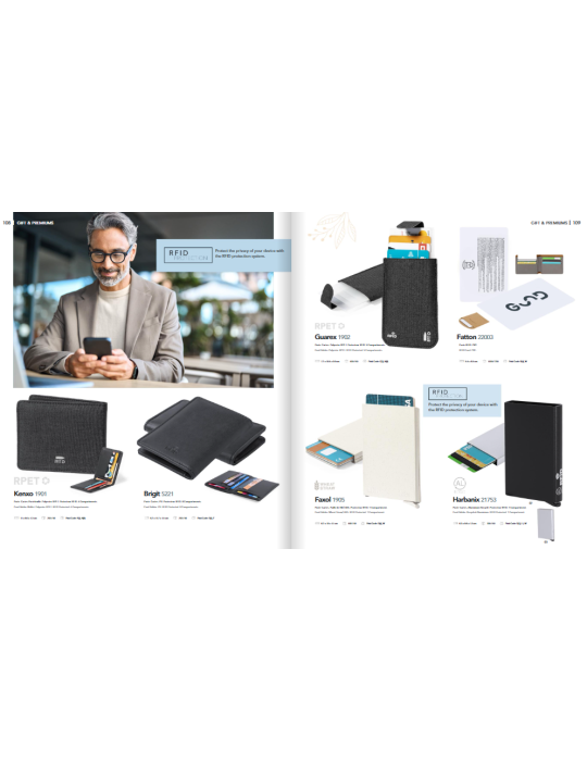 Porte-cartes personnalisés – Accessoires élégants & supports publicitaires modernes