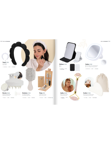 Accessoires de beauté personnalisés – Goodies bien-être élégants & pratiques