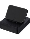 Power bank sans fil 3 en 1 en ABS recyclé Elias Matières : ABS recyclé Couleurs : noir personnalisable avec votre logo