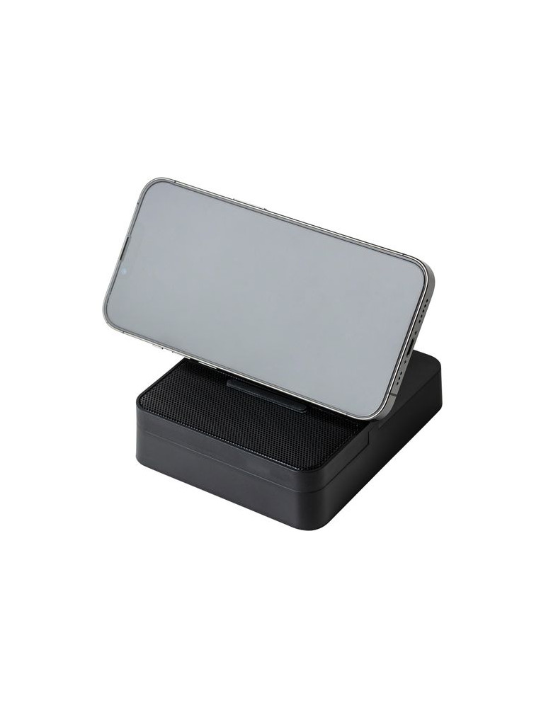 Power bank sans fil 3 en 1 en ABS recyclé Elias Matières : ABS recyclé Couleurs : noir livraison express 24h 48h