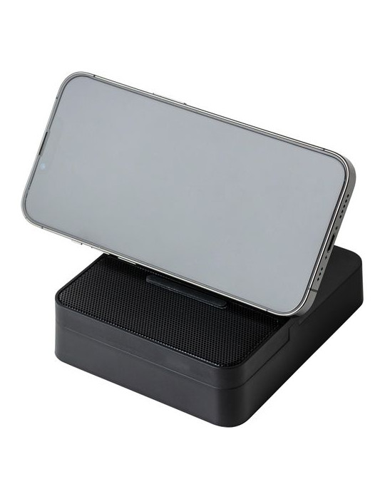 Power bank sans fil 3 en 1 en ABS recyclé Elias Matières : ABS recyclé Couleurs : noir livraison express 24h 48h