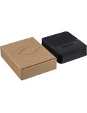 Power bank sans fil 3 en 1 en ABS recyclé Elias Matières : ABS recyclé Couleurs : noir cadeau collaborateur premium