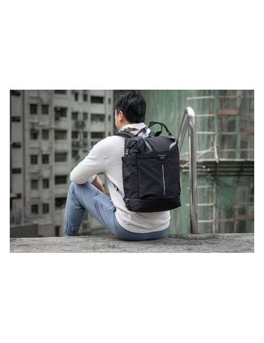 BrandCharger Hauler draagrugtas Couleurs : gris clair Matières : nylon recyclé goodies personnalisé en stock