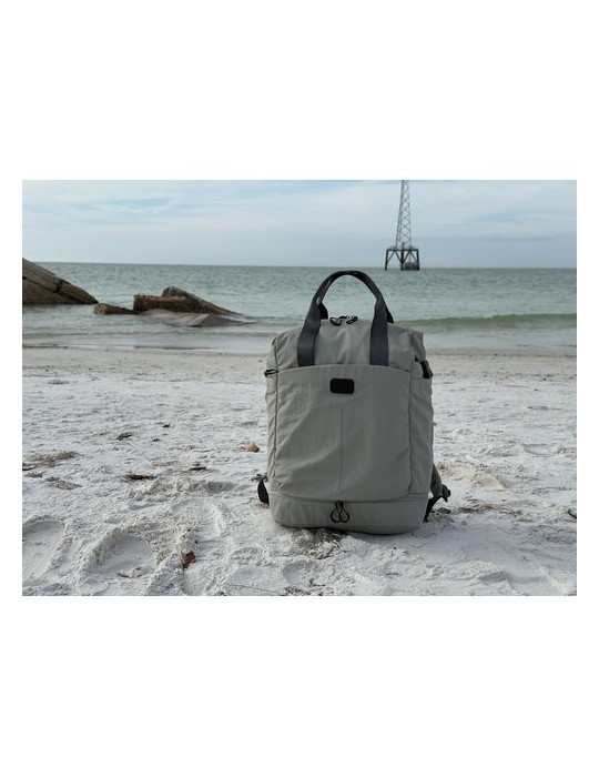 BrandCharger Hauler draagrugtas Couleurs : gris clair Matières : nylon recyclé cadeau entreprise pas cher