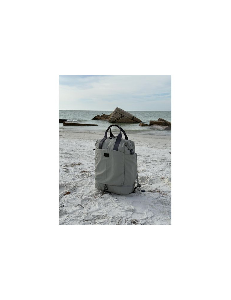 BrandCharger Hauler draagrugtas Couleurs : gris clair Matières : nylon recyclé marquage laser ultra précis