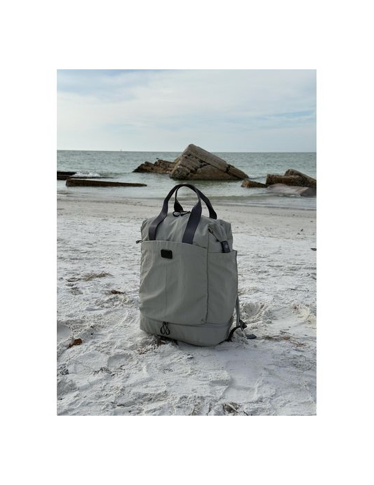 BrandCharger Hauler draagrugtas Couleurs : gris clair Matières : nylon recyclé marquage laser ultra précis