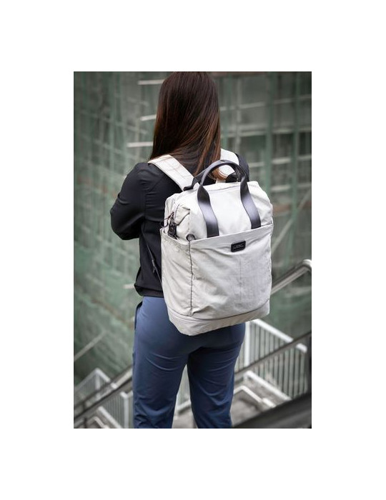 BrandCharger Hauler draagrugtas Couleurs : gris clair Matières : nylon recyclé objet promotionnel éco-responsable