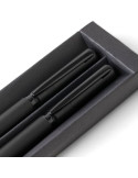 Parure de stylos en métal et laiton écologique Adel Matières : métal Couleurs : noir livraison express 24h 48h