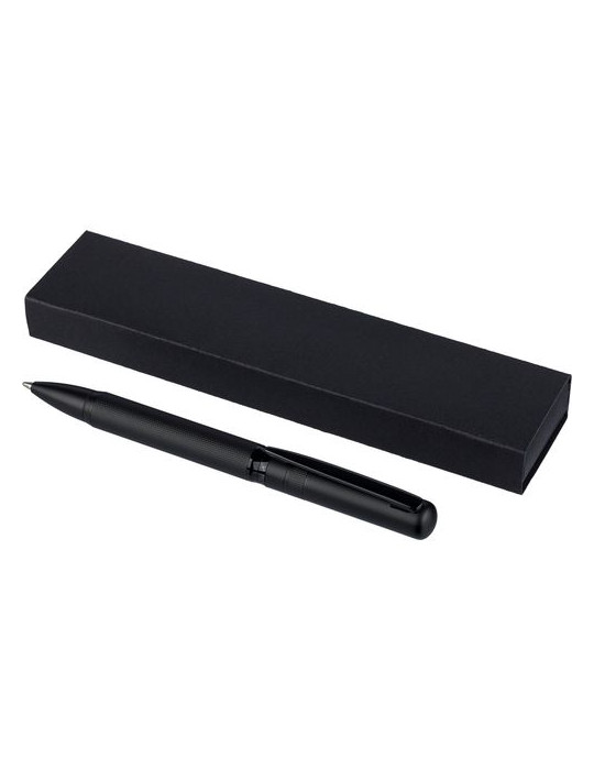 Stylo à bille twist en laiton écologique Hadi Matières : métal Couleurs : noir personnalisable avec votre logo