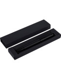 Stylo à bille twist en laiton écologique Hadi Matières : métal Couleurs : noir impression haute définition