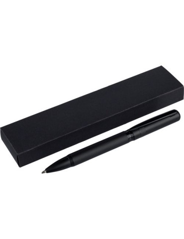 Stylo à bille twist en laiton écologique Hadi Matières : métal Couleurs : noir objet promotionnel éco-responsable
