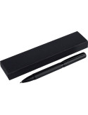 Stylo à bille twist en laiton écologique Hadi Matières : métal Couleurs : noir objet promotionnel éco-responsable