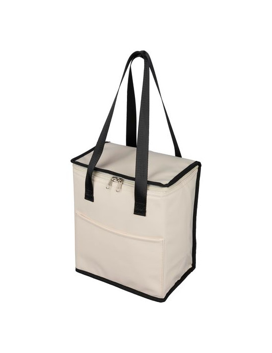 Sac isotherme en PU recyclé Adira Matières : polyester Couleurs : noir marquage laser ultra précis