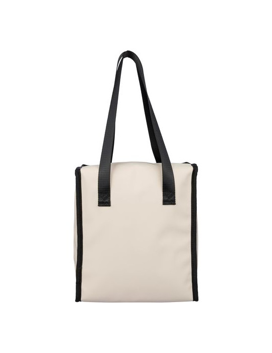 Sac isotherme en PU recyclé Adira Matières : polyester Couleurs : noir objet publicitaire robuste