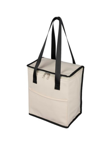 Sac isotherme en PU recyclé Adira Matières : polyester Couleurs : beige impression haute définition