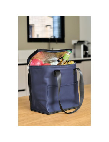 Sac isotherme en PU recyclé Adira Matières : polyester Couleurs : beige cadeau collaborateur premium