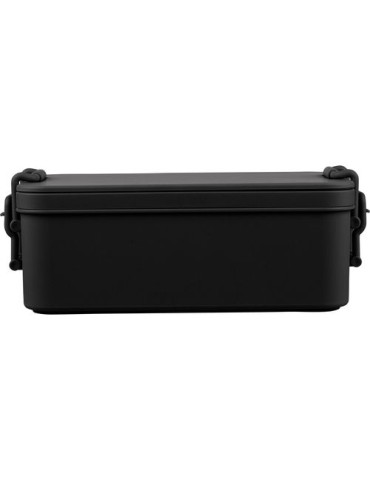 Lunch box double compartiments en PP Siena Matières : polypropylène (PP) Couleurs : noir